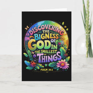 Carte Découverte de la grandeur de Dieu Magnifié Vbs 202