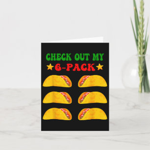 Carte Découvrez Mon Pack Six 6 Avec Tacos Pour Cinco De 