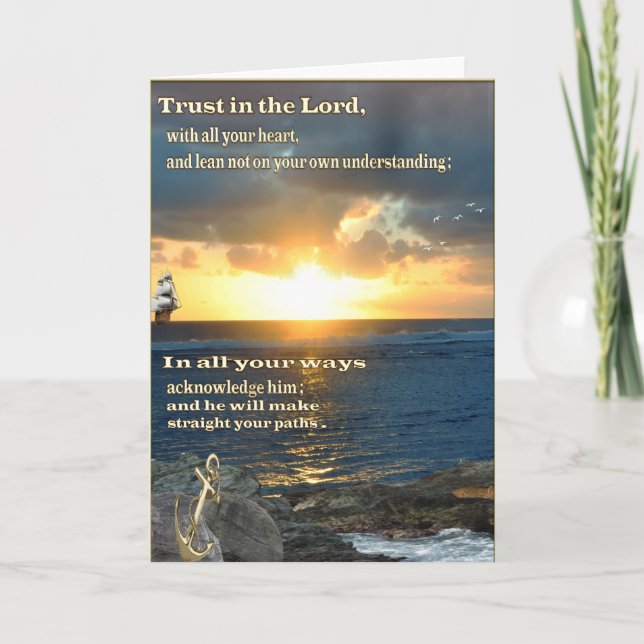 Carte d'écriture chrétienne (Devant)