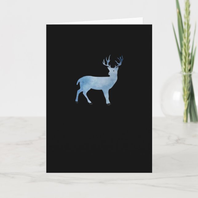 Carte Deer Modern Artistic Design (Devant)