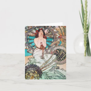 Carte Déesse Art Nouveau
