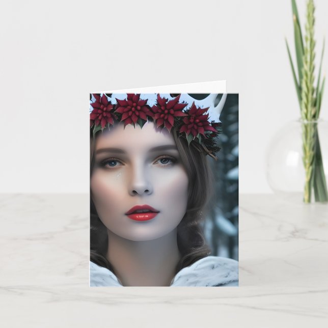 Carte Déesse d'hiver Toutes les occasions (Devant)