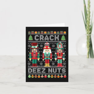 Carte Deez Nuts Nutcracker Fun Vilain Noël