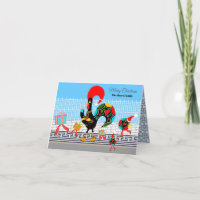 Défilé portugais de cadeaux de coq et de Baubles