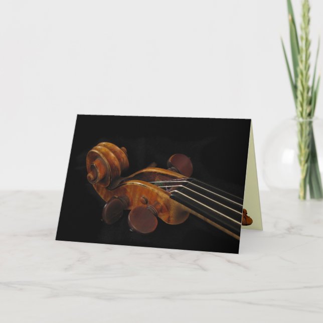 Carte Défilement de violon (Devant)