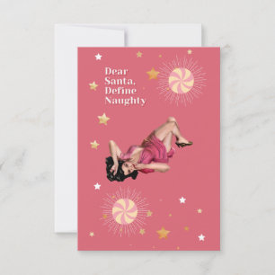 Carte Définir Naughty