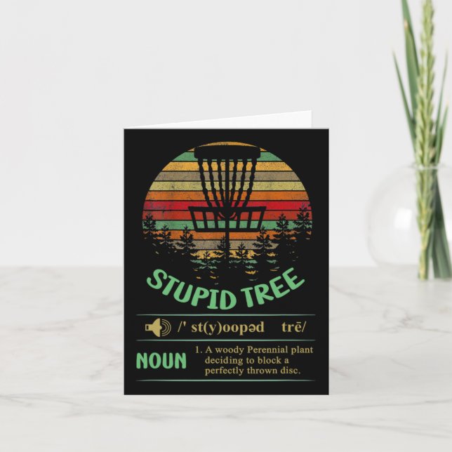 Carte Définition d'arbre stupide (Devant)