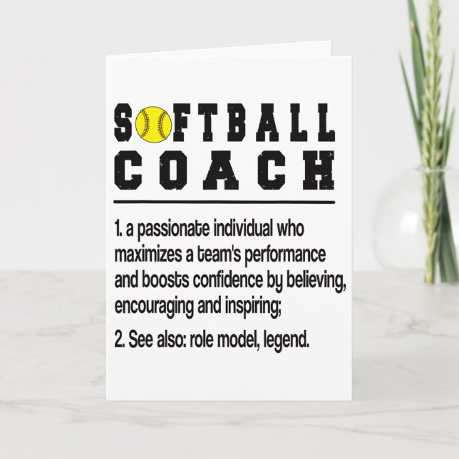 Carte Définition de Coach Softll Coaching Softll (Devant)