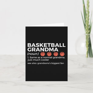 Carte Définition de grand-mère de basket-ball Grandson l