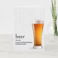 Définition de la bière par le dictionnaire