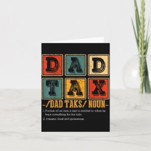 Carte Définition de papa drôle rétro Papa humour Drôle