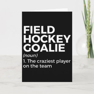 Carte Définition drôle de gardien de but de hockey sur g
