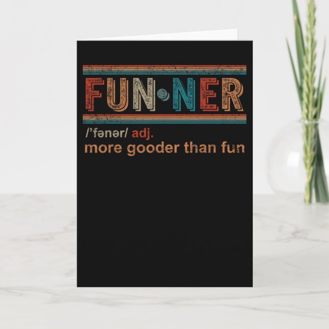 Carte Définition plus marrante que drôle hilarante C (Devant)