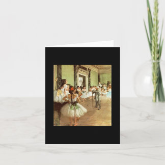 Carte Degas - Classe de danse de ballet
