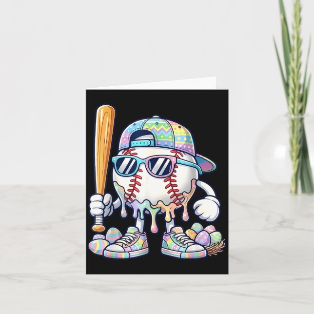 Carte Dégoulinade de baseball pour garçons Dégoulinade d (Devant)