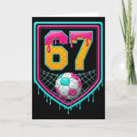 Dégoulinade de footballeur Numéro 67 Joueur de foo