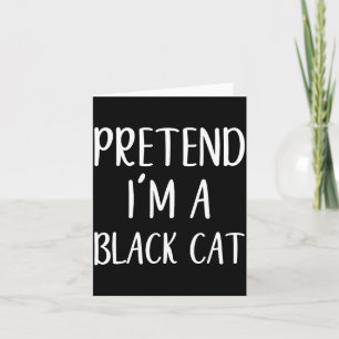 Carte Déguisement de chat noir pour adultes Halloween fa