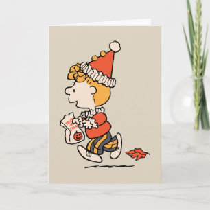 Carte Déguisement de clown de Sally pour Halloween Peanu