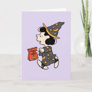 Carte Déguisement de sorcière Lucy Peanuts Halloween