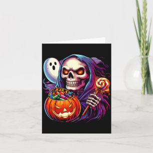 Carte Déguisement de squelette d'Halloween Fantôme Anima