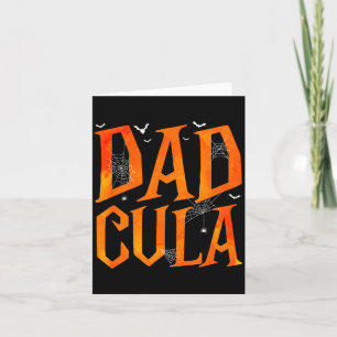 Carte Déguisement drôle de Papa Dracula pour homme Hallo