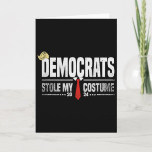Carte Déguisement drôle de Trump pour Halloween Les Démo