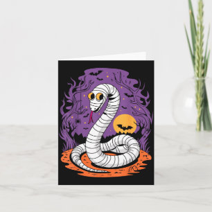 Carte Déguisement drôle d'Halloween de momie pour les am