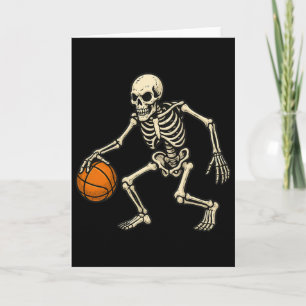 Carte Déguisement Halloween squelette drôle pour hommes