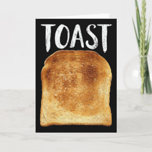 Carte Déguisement Toast Halloween Drôle Amateur de Pain