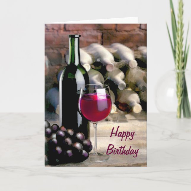 Carte Dégustation Anniversaire (Devant)