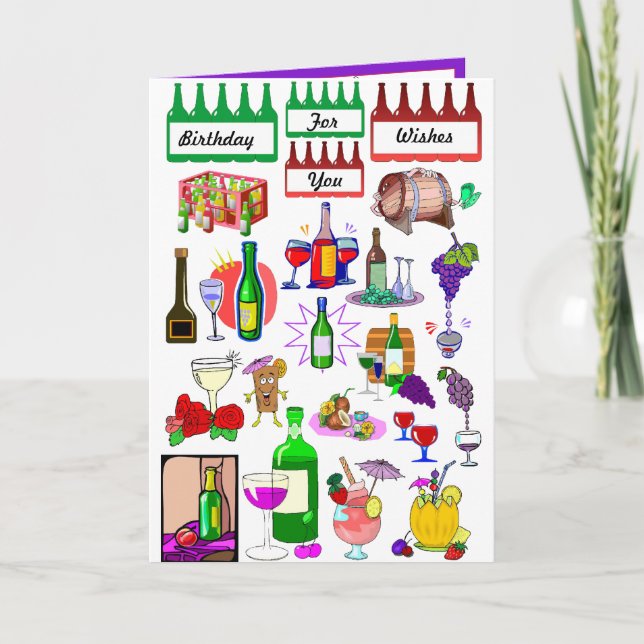 Carte Dégustation de vin (Devant)