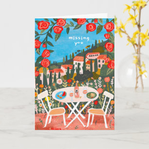 Carte Déjeuner avec une vue Manquant Vous Campagne Gouac