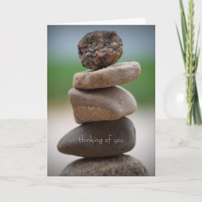 Carte délicat ... penser à vous (Devant)