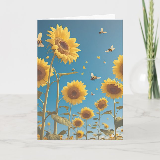Carte Délice de fête dans le jardin (Devant)