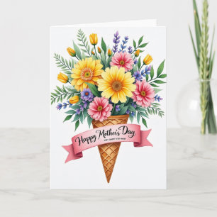 Carte Délice Floral à pois