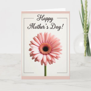 Carte Délice Floral aux Joues Rosées