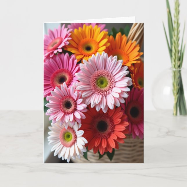 Carte Délicieuse Éclat Floral (Devant)