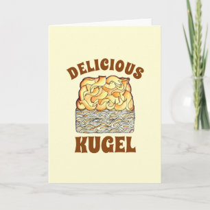 Carte Délicieux Kugel Juive Oeuf Noodle Casserole