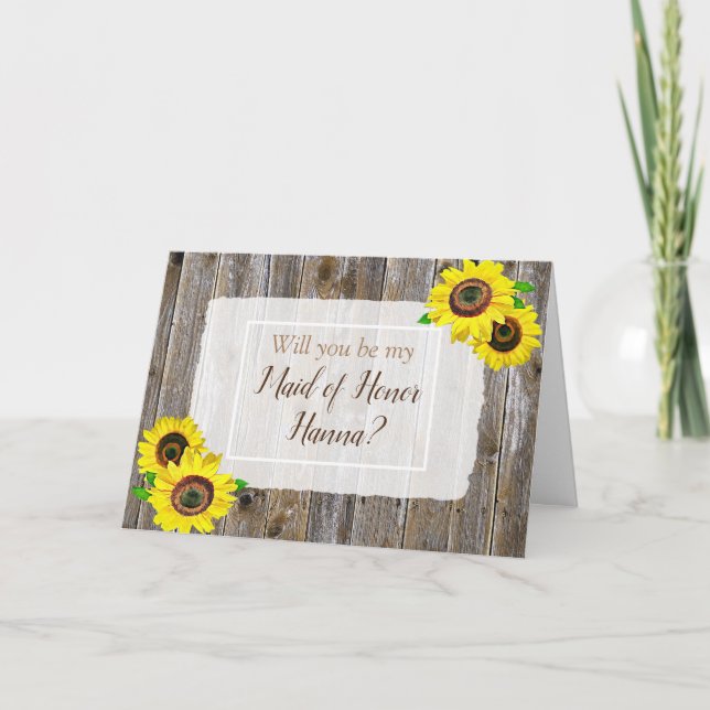 Carte Demande de témoin de mariage (Devant)
