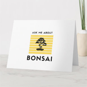 Carte Demande-moi à propos de mon bonsaï