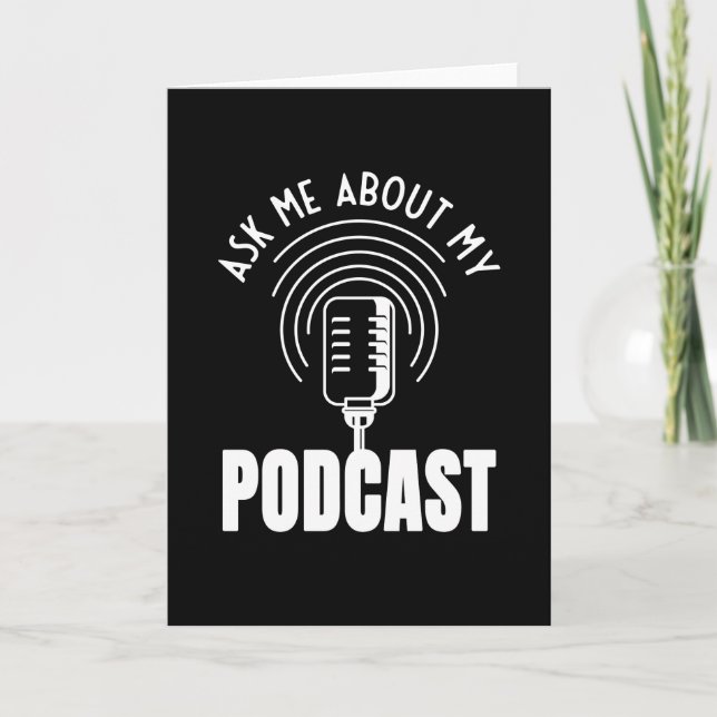 Carte Demandez-Moi Mon Podcastor Podcasator (Devant)