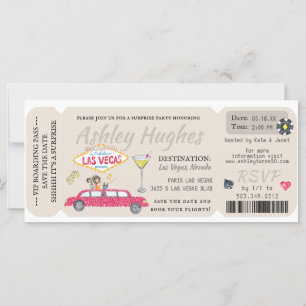 Carte d'embarquement Anniversaire Destination Su
