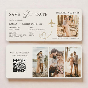 Carte d'embarquement Code QR avion Enregistrer la 