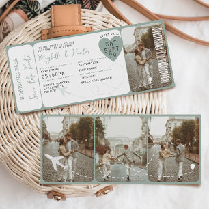 Carte d'embarquement de destination Billet d'avion