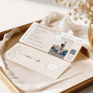 Carte d'embarquement de destination Code QR