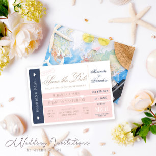 Carte d'embarquement Destination Mariage Enregistr