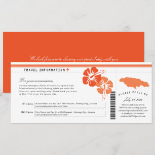 Carte d'embarquement Hibiscus Jamaïque   Hébergeme