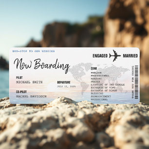 Carte d'embarquement Ocean Sunset Destination Mari