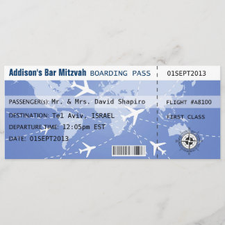 Carte d'embarquement Placecard