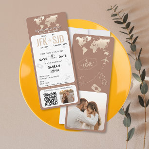 Carte d'embarquement Plan de billet Destination av